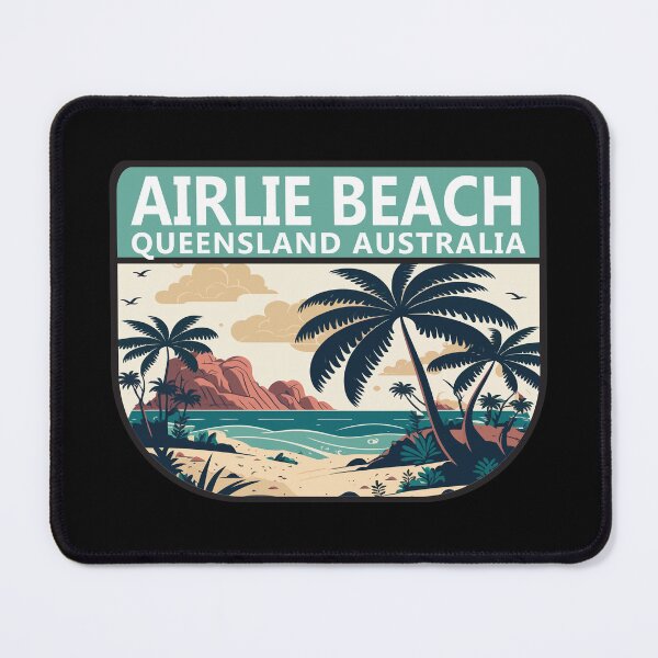 Item preview, Airlie Beach Australia Retro Emblem designed and sold by KrisSidDesigns.