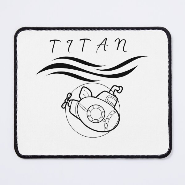 Item preview, TITAN t-shirt, titan submarine designed and sold by ZawzawNFT.