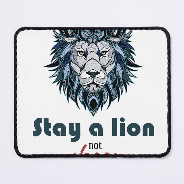 Item preview, Raise lions not sheep designed and sold by ZacreaDesigns.