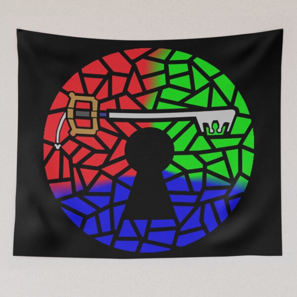 Item preview, Kingdom Hearts Keyblade Mosaic designed and sold by ThatMusicalGirl.