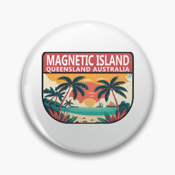 Item preview, Magnetic Island Australia Retro Emblem designed and sold by KrisSidDesigns.