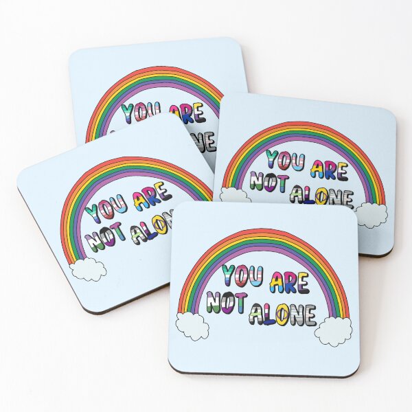 Item preview, You are not alone (LGBTQIA+) designed and sold by Becky-Marie.