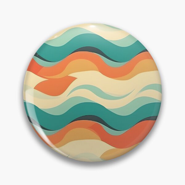 Item preview, Wavy Retro Summer Pattern designed and sold by jakewashere.