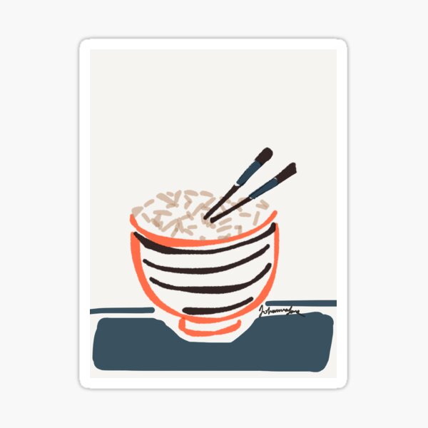 Bowl of Rice Sticker