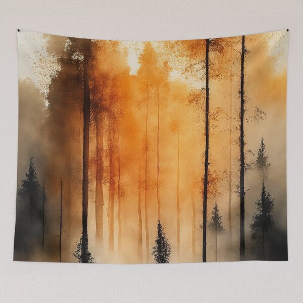 Item preview, Vintage image of a beautiful fantasy forest designed and sold by SimpleWallArt.