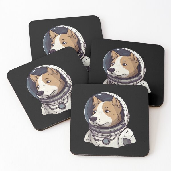 Item preview, Funny astronaut dog in comic style designed and sold by mgoo.