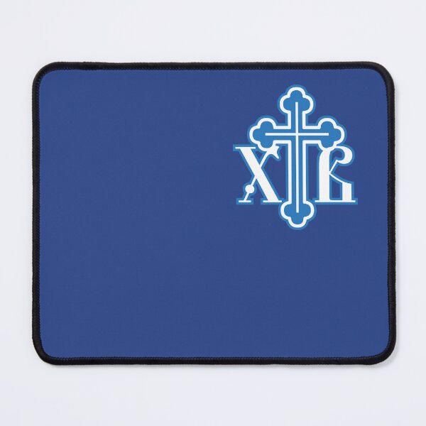Item preview, HV (Hrystos Voskrese) - Christ is Risen (Russian and Church Slavonic). White-blue symbol.  designed and sold by Christ-Risen.