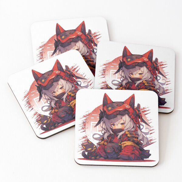 Item preview, Ruby Ronin designed and sold by Chibi Cat Art Corner.