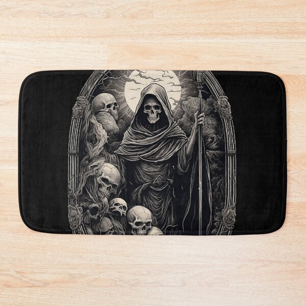 Item preview, Gothic reaper / death with skulls - full moon designed and sold by DarkDesign69.