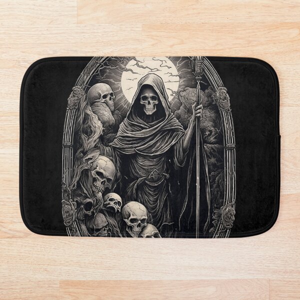 Item preview, Gothic reaper / death with skulls - full moon designed and sold by DarkDesign69.