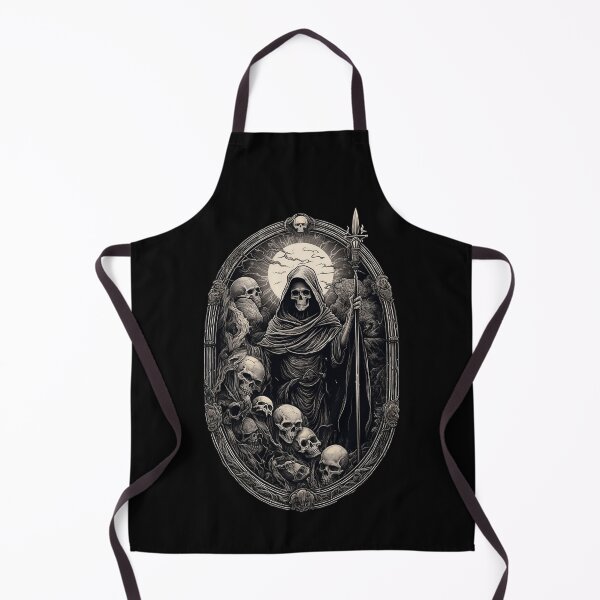 Item preview, Gothic reaper / death with skulls - full moon designed and sold by DarkDesign69.