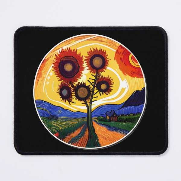 Item preview, Sunflowers in the style of Van Gogh designed and sold by General-Corner.