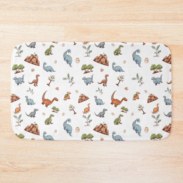 Item preview, cute dinos seamless pattern 2 designed and sold by thesighshop.