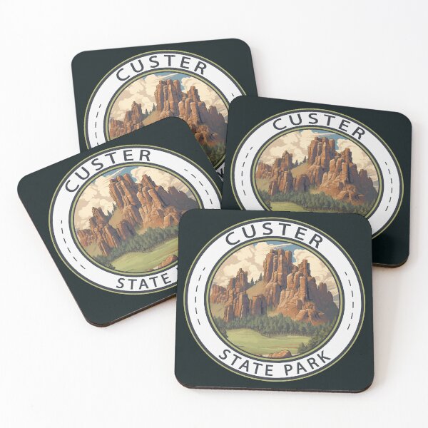 Item preview, Custer State Park South Dakota Badge designed and sold by KrisSidDesigns.