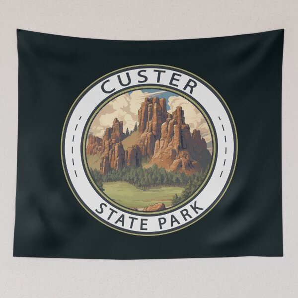 Item preview, Custer State Park South Dakota Badge designed and sold by KrisSidDesigns.