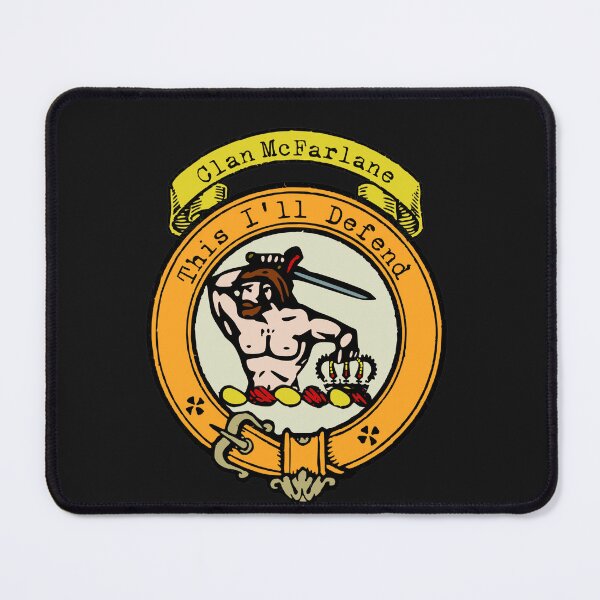 Item preview, McFarlane Clan Surname crest designed and sold by BagTown Clans.