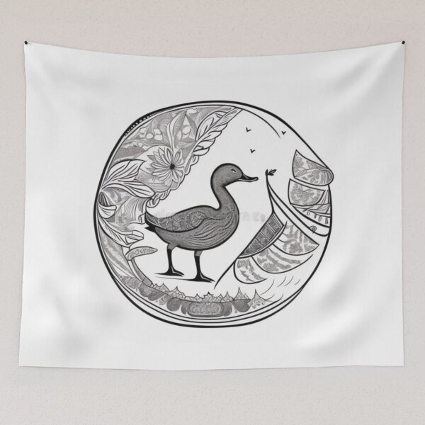 Item preview, The epic encounter between a duck and a watermelon designed and sold by ac-virtualshop.