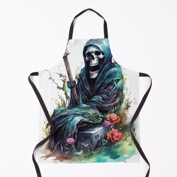 Item preview, Grim Reaper Clipart, Death Bringer Series, Soul Collector Art, Scary Skeleton Imagery, Terrifying Specter, Art Reaper designed and sold by CoolorPainting.