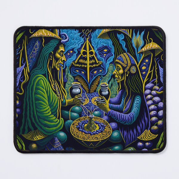 Item preview, MAGIC MUSHROOMS IN THE SHAMANIC RITUAL designed and sold by Transelasticart.