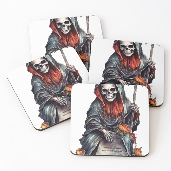 Item preview, Grim Reaper Clipart, Death Bringer Series, Soul Collector Art, Scary Skeleton Imagery, Terrifying Specter, Art Reaper designed and sold by CoolorPainting.