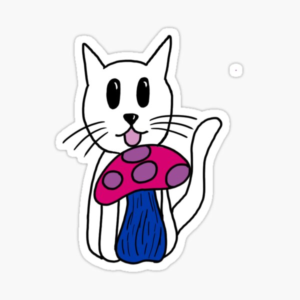 smurf cat Sticker for Sale by silverwolf946