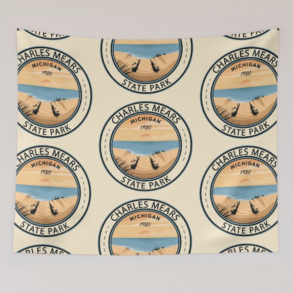 Item preview, Charles Mears State Park Michigan Badge designed and sold by KrisSidDesigns.