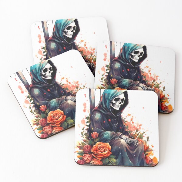 Item preview, Grim Reaper Clipart, Death Bringer Series, Soul Collector Art, Scary Skeleton Imagery, Terrifying Specter, Art Reaper designed and sold by CoolorPainting.