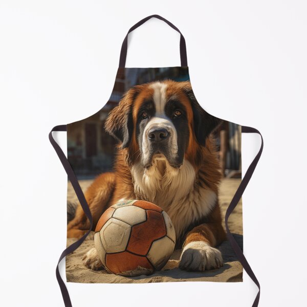 Item preview, Saint Bernard playing in the sand designed and sold by RichardDHJ.