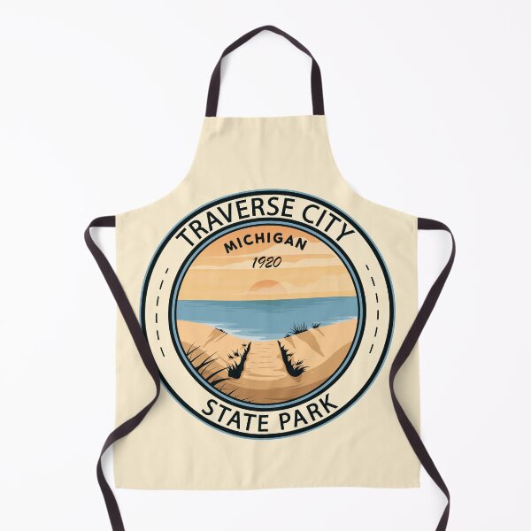 Item preview, Traverse City State Park Michigan Badge designed and sold by KrisSidDesigns.