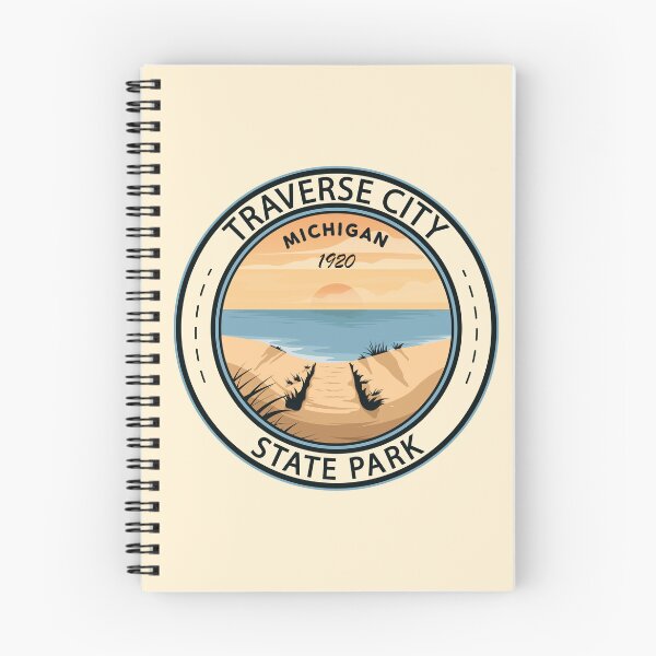 Item preview, Traverse City State Park Michigan Badge designed and sold by KrisSidDesigns.