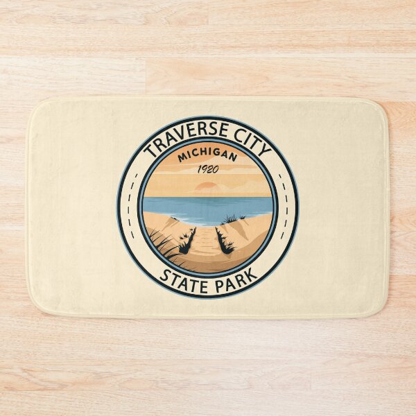 Item preview, Traverse City State Park Michigan Badge designed and sold by KrisSidDesigns.