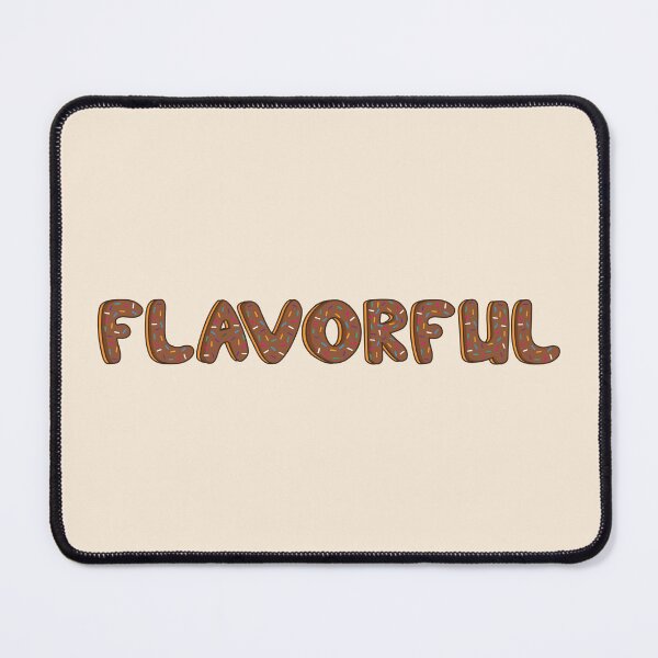 Item preview, Flavorful Word Shaped Like Chocolate Donuts designed and sold by ITCHAWAWAA.