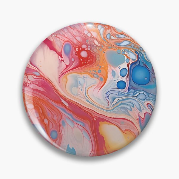 Item preview, Watercolor Harmonies I: Exploring Marbling in Abstract Painting designed and sold by InsaneLEDP.