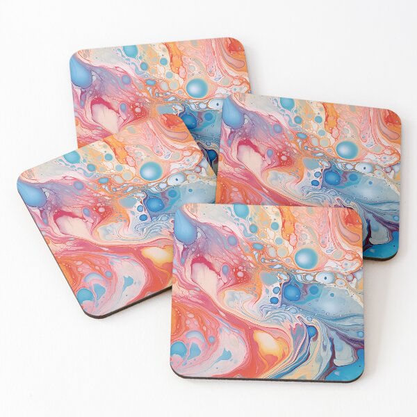 Item preview, Watercolor Harmonies I: Exploring Marbling in Abstract Painting designed and sold by InsaneLEDP.