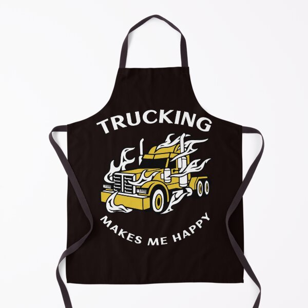 Item preview, Trucker in Flames Trucking Makes Me Happy GW designed and sold by TeamsterLife.