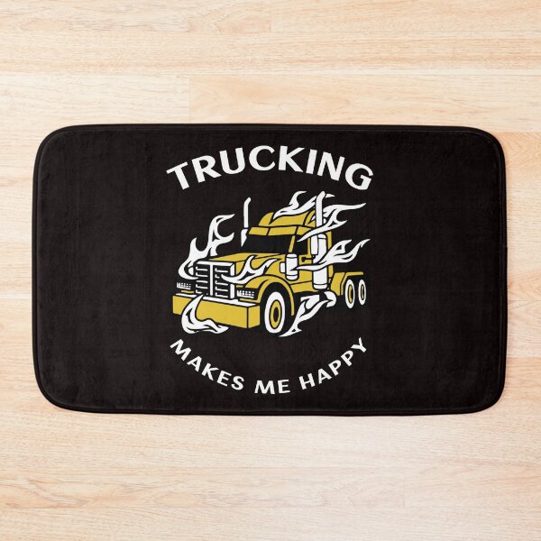 Item preview, Trucker in Flames Trucking Makes Me Happy GW designed and sold by TeamsterLife.