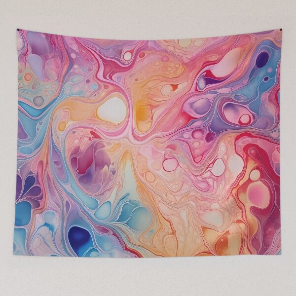 Item preview, Watercolor Harmonies II: Exploring Marbling in Abstract Painting designed and sold by InsaneLEDP.