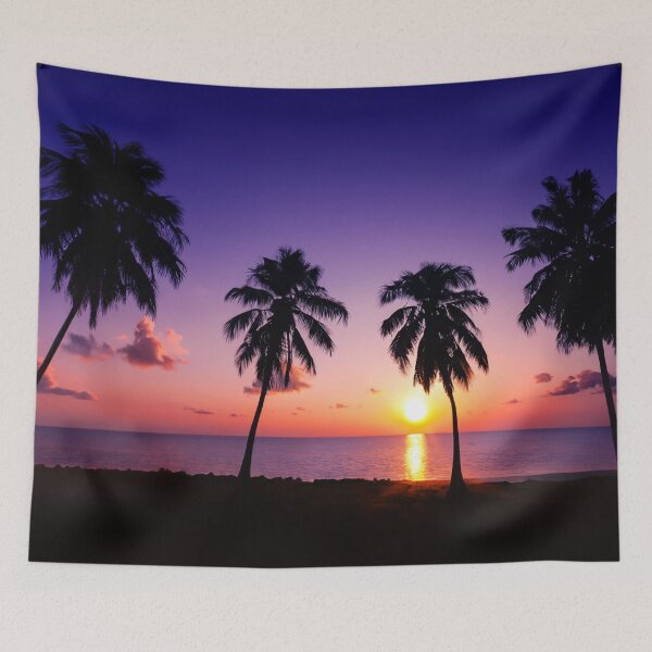 Item preview, Palm Trees at Sunset designed and sold by ArtFactoryAI.