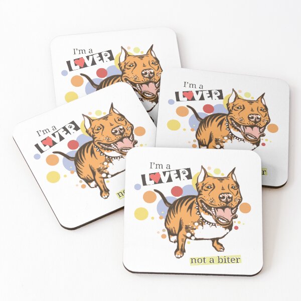 Item preview, Pitbull aestetic. I'm a lover, not a biter.  designed and sold by tinkerfrost.