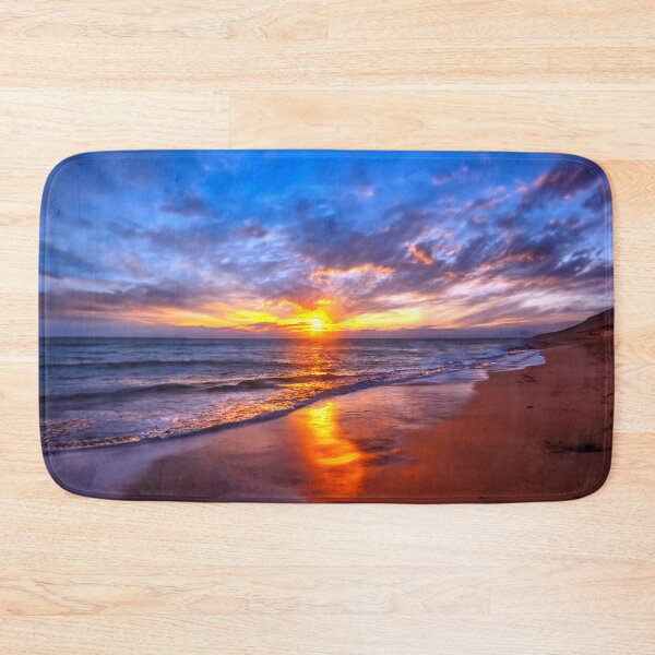 Item preview, Beach at Sunset designed and sold by ArtFactoryAI.