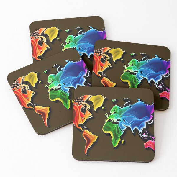 Item preview, World Map Sand Flow designed and sold by Map4U.