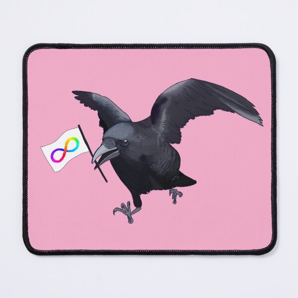 Item preview, Autism Pride Crow Friend designed and sold by Josie Richey.