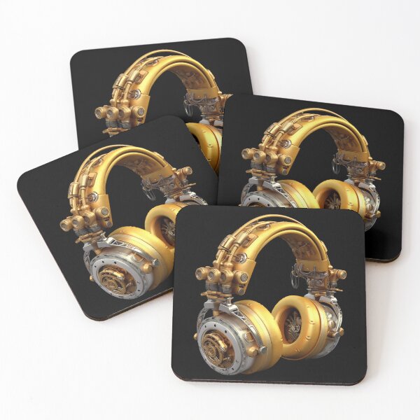 Item preview, Steampunk Headphones designed and sold by WallGarden.