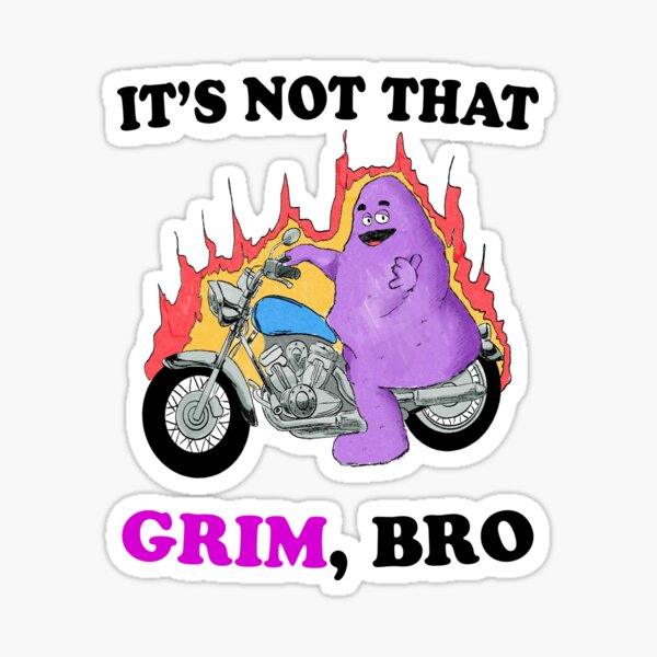 Item preview, Not that Grim, Bro designed and sold by JustinsArtStore.
