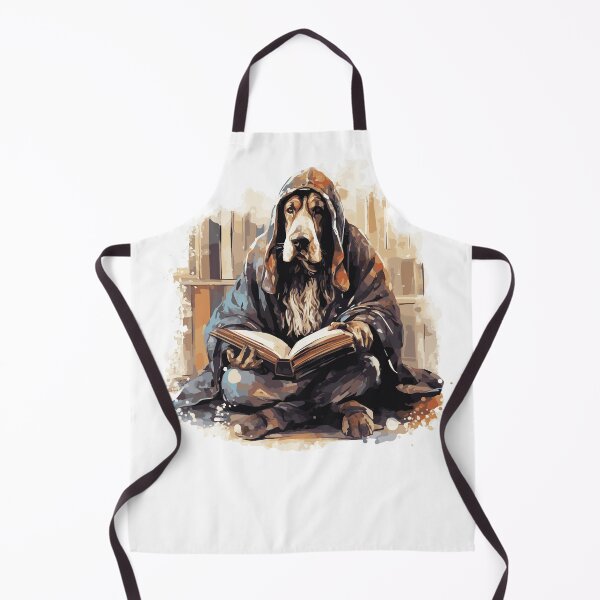 Item preview, Mystic Scholar: The Wise Basset Hound Mage! designed and sold by calharborne.