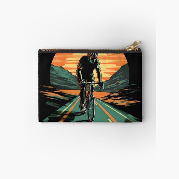 Item preview, A cyclist setting sun in the background. designed and sold by Hisirdoux.