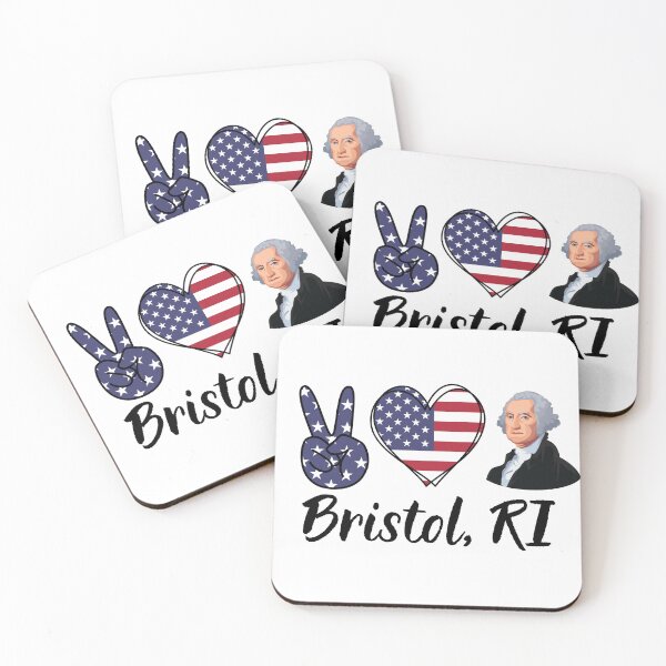 Item preview, Peace, Love and George Washington Bristol, RI 02809 designed and sold by DigitalLuckyCat.