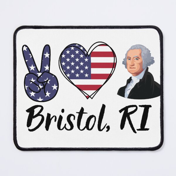 Item preview, Peace, Love and George Washington Bristol, RI 02809 designed and sold by DigitalLuckyCat.