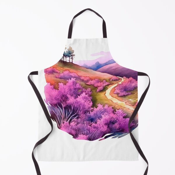 Item preview, Heather Hill Clipart, Purple Blooms, Hilltop Beauty, Floral Landscape, Heather Fields, Scenic Outlook, Hillside Serenity designed and sold by CoolorPainting.