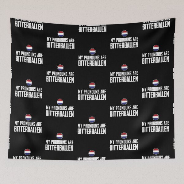 Item preview, My Pronouns Are Bitterballen designed and sold by twHistory.